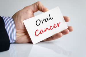 oral cancer on card