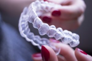 a set of clear aligners